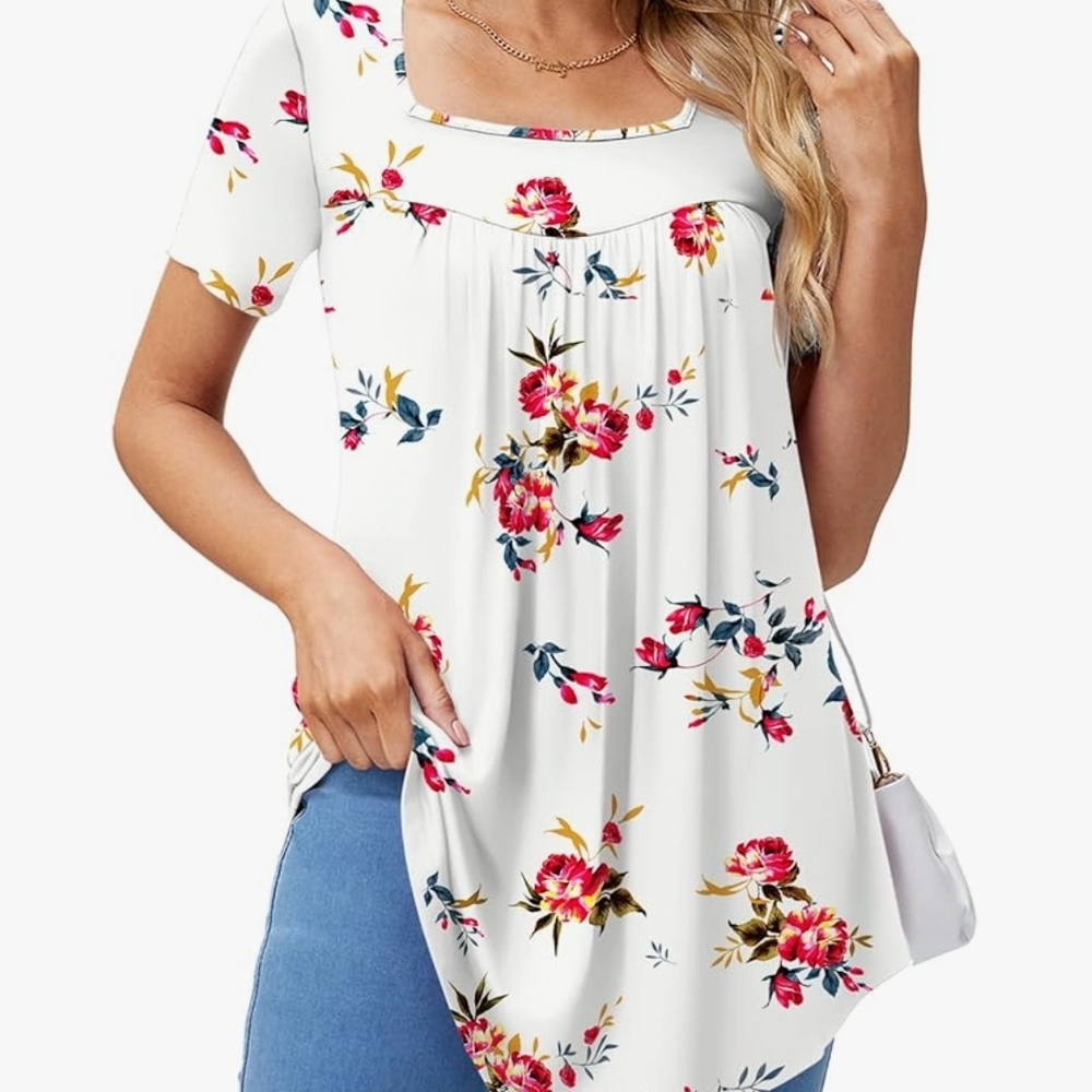 Floral Print Women's Top